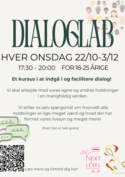 Plakat med praktiske informationer