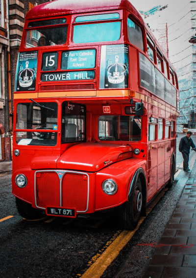 Dobbeltdækkerbus i London