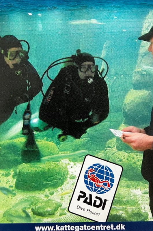 dykkere i Kattegatcentret