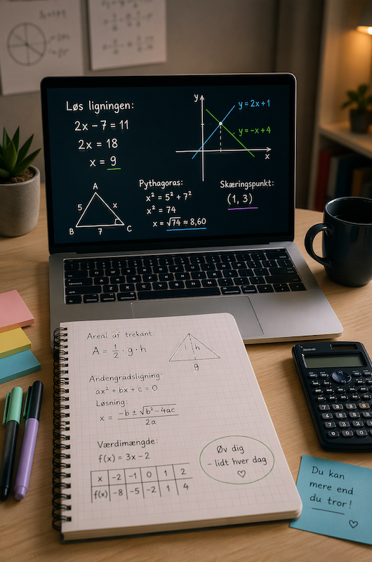 matematik og en computer