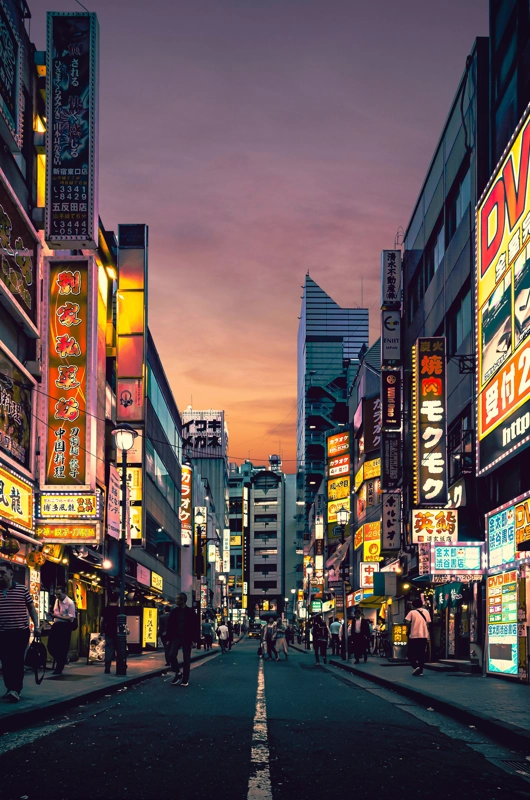downtown Japan